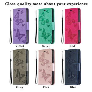 Wholesale Emboss Butterfly PU Leather <strong>Flip</strong> Wallet Stand Phone <strong>Case</strong> for Samsung S8 S9plus A10 A20 A30 A40 A50 M10 M20 M30 - Product Image 6