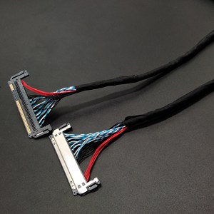 定制0.8毫米JAE FI-NX 40针至0.5毫米25针FI-<span class=keywords><strong>RE</strong></span> lvds电缆 - Product Image 1