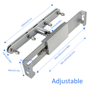 Flessibile Multi-angolo di Auto del Sedile Posteriore del Supporto Android Tablet Pc Bus Taxi Poggiatesta Mount Pubblicità Auto Del Basamento per Ipad 7-10.1 "in metallo - Product Image 2