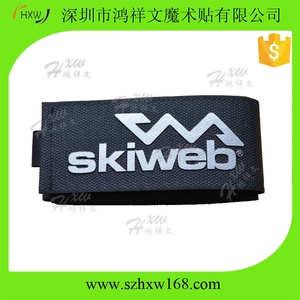 50*460mm personnalisé en caoutchouc imprimé logo alpine crochet boucle de <span class=keywords><strong>ski</strong></span> bande - Product Image 3