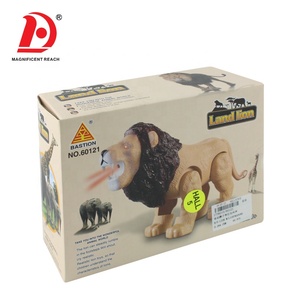HUADA B/O Modèle Animal Jouet Lion Électronique en Plastique Simulé pour Enfant Petit Animal de Compagnie avec Sons et Lumière - Product Image 6