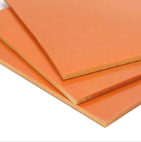Panneau de papier phénolique d'isolation électrique de 5 mm, feuille de bakélite