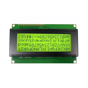 Okystar OEM/ODM 20x4 5V Display Monitor Yellow Green Backlight Display Module