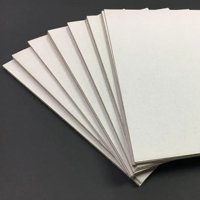 0.3 to 3.5mm 250to2500gsm Gray Chipboard Duplex Laminated Grey Board