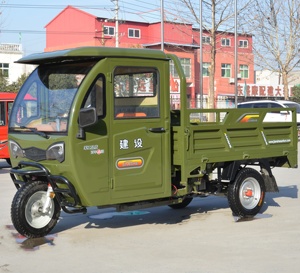 Cabine de conducteur semi-rigide à corps ouvert avec <span class=keywords><strong>cam</strong></span>éra inversée adulte <span class=keywords><strong>3</strong></span> <span class=keywords><strong>roues</strong></span> tricycles de cargaison de chariot électrique de <span class=keywords><strong>moto</strong></span> pour le travail agricole - Product Image 2