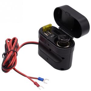 12-24V xe máy kép USB Thuốc lá nhẹ hơn & vôn kế đồng hồ kỹ thuật số - Product Image 3