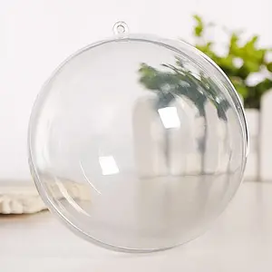 Kerst goedkope transparant clear plastic snoep ballen ornamenten bulk