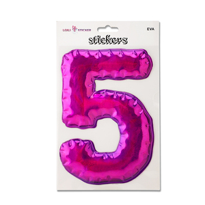 Haute qualité pas cher décoration de <span class=keywords><strong>la</strong></span> <span class=keywords><strong>maison</strong></span> 3D numéro forme autocollant de bulle de <span class=keywords><strong>dessin</strong></span> animé - Product Image 1