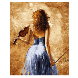 Bricolaje Pintura al óleo por Number Kit Big Ben con siete colores, pintura adulta por números lienzo Dibujo con pinceles, 40x50 - Product Image 1