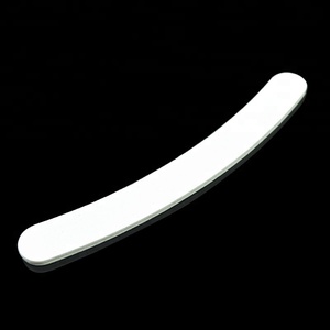 Precio barato de alta calidad profesional <span class=keywords><strong>esmeril</strong></span> 100/180 uñas blanco papel de lija con logotipo personalizado - Product Image 2
