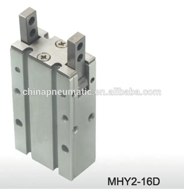 MHY2 저렴한 가격 2 pcs 알루미늄 복동 180 학위 클램핑 공기 실린더 공압 손가락 그리퍼 판매