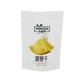 high quality zip lock plastic small bags packaging for dried fruit