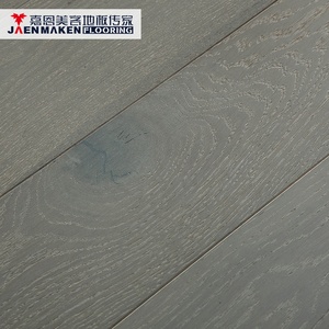 ABCD grade 18mm brossé chêne <span class=keywords><strong>clair</strong></span> plancher en bois véritable - Product Image 5