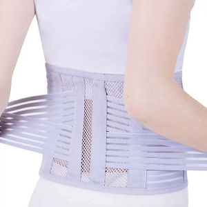 Ceinture de soutien lombaire pour hommes et femmes, réglable, respirante, pour décompression, fixation lombaire, été - Product Image 5