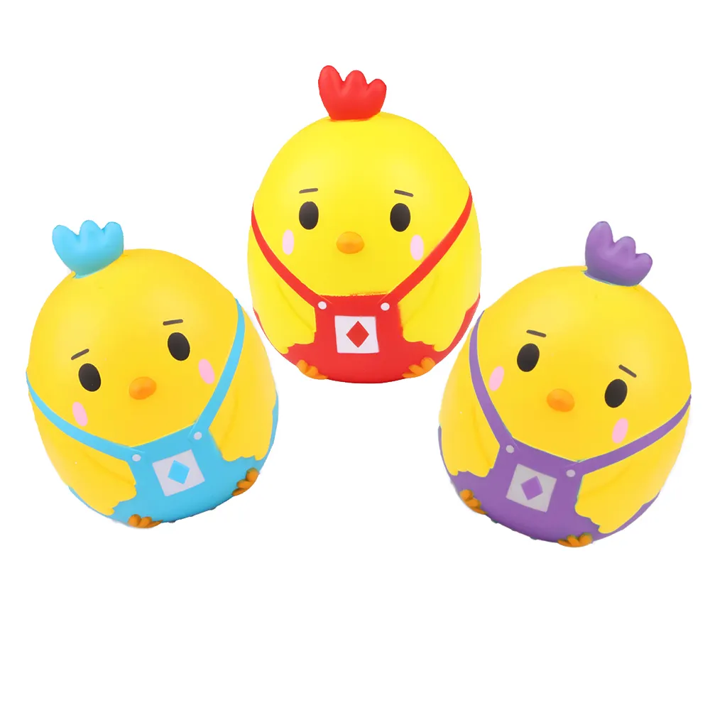 Factory Direct Wholesale Patent Anti-stress Soft Slow Rising Jumbo Squishy Chicken Eggs Toys