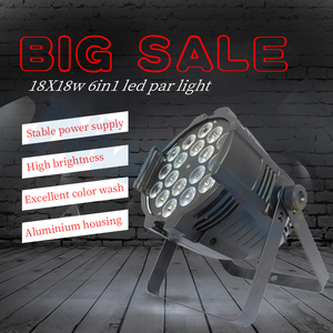 DJ Disco par64 <span class=keywords><strong>uplight</strong></span> 18x18W rgbwa UV 6in1 dẫn mệnh có thể ánh sáng đèn sân khấu với chế độ điều khiển DMX512 - Product Image 2