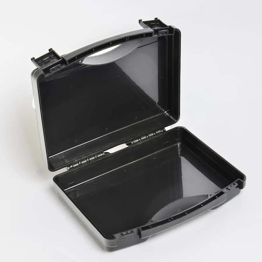 छोटे पीपी सुरक्षात्मक सुरक्षा मामले अद्भुत ब्रांड प्लास्टिक सुरक्षा बॉक्स लोकप्रिय हार्ड प्लास्टिक उपकरण मामले के साथ संभाल