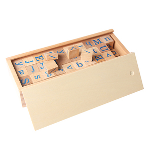 Eco-friendly naturale blocchi di figura giocattolo di legno blocchi di costruzione del giocattolo set - Product Image 5