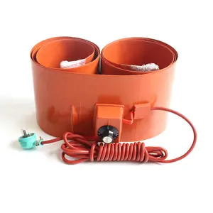 Silicone Heater Belt Flexible Oil Drum Silicone Rubber Heater Heating Belt
