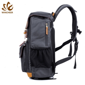 En gros unique randonnée en toile cirée vintage hommes sac à dos étanche sac à dos pour appareil photo - Product Image 4