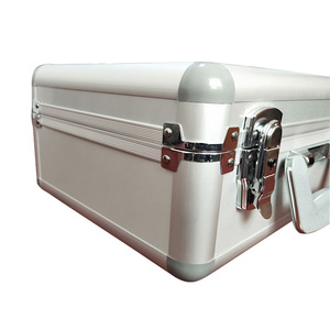 Libre logotipo personalizado X 46X33X15 cm maletín negro Mini <span class=keywords><strong>caja</strong></span> <span class=keywords><strong>de</strong></span> <span class=keywords><strong>herramientas</strong></span> maletín <span class=keywords><strong>de</strong></span> aluminio - Product Image 3