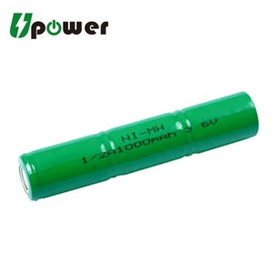 NIMH充電式バッテリー3.6V1000mAh 1/2A 1/2a1000NIMHバッテリーパック - Product Image 1