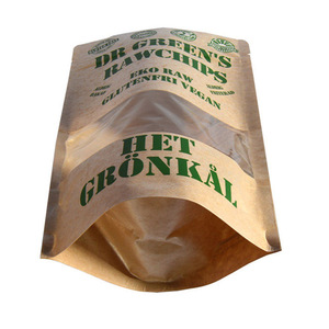 500g de plástico con cierre hermético de Doypack bolsa de papel Kraft con ventana - Product Image 5
