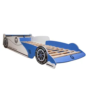 Eco-friendly The Most Popular Children Solid Wood Kid Racing Car Bed