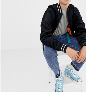 Personnalisé Surdimensionné Hiver Bomber Homme En Velours Côtelé Doudoune - Product Image 2