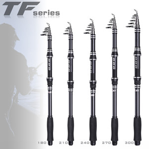 Cannes à pêche télescopiques en carbone 1.8m/2.1m/2.4m/2.7m/3.0m <span class=keywords><strong>Canne</strong></span> à pêche en carbone super forte - Product Image 6