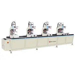 Upvc Door Making Machine Vinyl Plastic Window Door Making Equipment Manufacturer 4 Heads Upvc Window Corner Welding Machine