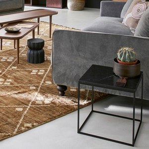 <span class=keywords><strong>Table</strong></span> basse moderne en marbre avec cadre en fer, meuble de salon, hôtel, maison, style européen - Product Image 3