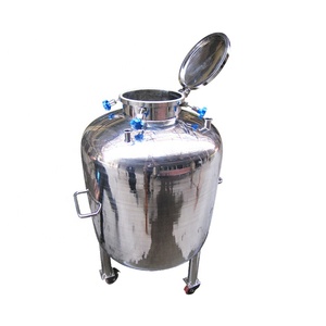 Tanque de Almacenamiento Aislado con Doble Pared de Acero Inoxidable SS304 de Grado Alimenticio para Chocolate, Masa de Chocolate y Licor de Cacao - Product Image 4