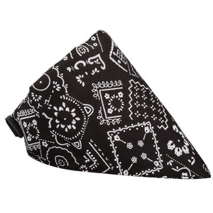 Bandana ajustable de poliéster para mascotas, Collar estampado para perro, bufanda para mascotas