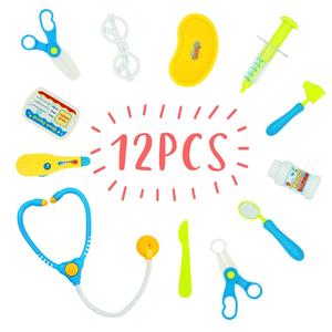 Kit médical en plastique pour docteur unisexe avec déguisement et accessoires d'infirmière pour enfants <span class=keywords><strong>de</strong></span> 3 à 5 ans - Product Image 6
