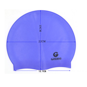 Cappelli impermeabili di immersione di nuotata delle cuffie di nuoto Unisex adulte del Silicone elastico di vendita calda - Product Image 6