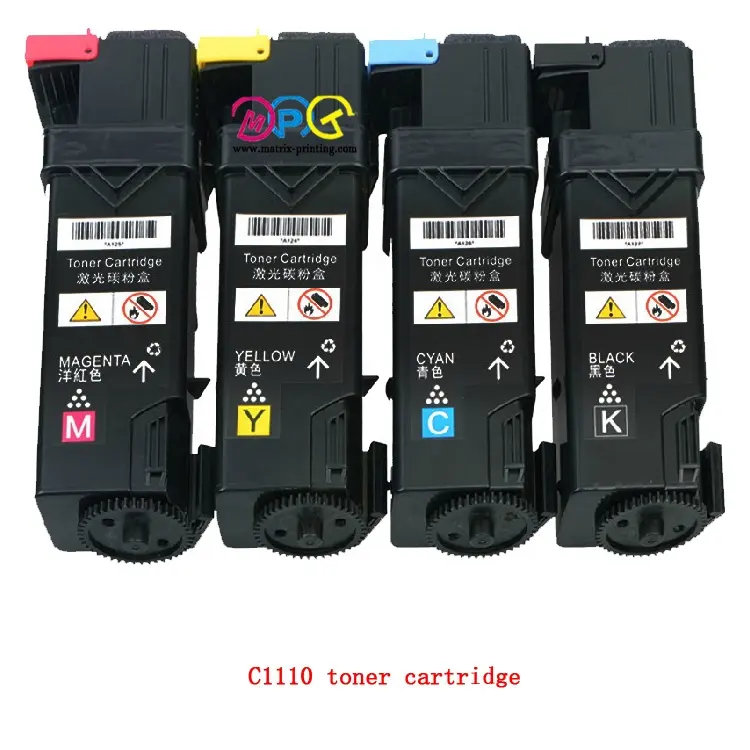 C1110 New Compatible Empty Toner Cartridge,For Xerox C1110/C1110B/C2120/DELL 1320,CT201114,CT201115,CT201116,CT201117