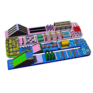 2019 nueva moda <span class=keywords><strong>castillo</strong></span> inflable laberinto a gran escala los niños obstáculo parque de atracciones al aire libre juego - Product Image 6