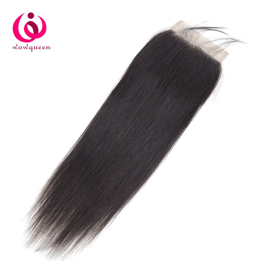 manufacturers overnight Shipping Wholesale price Unprocessed Virgin Human Hair free part 4x4 Lace Closure With Baby Hair