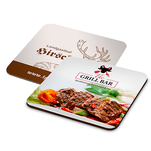 Tikar meja kosong, sublimasi Mdf Coster Diy, <span class=keywords><strong>coaster</strong></span> cetak Transfer panas grosir minimalis kayu - Product Image 3