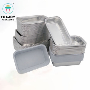 Une feuille d'aluminium jetables <span class=keywords><strong>restauration</strong></span> plateau biodégradable plateau de nourriture d'avion en aluminium casserole - Product Image 1