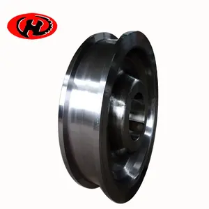 Roda de caminhada trilho de flange única rodas do trilho oem de aço forjado da roda