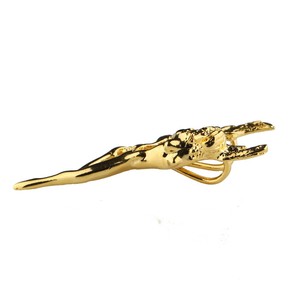 De acero inoxidable de la joyería chapado en oro 14 k 18 k de cola de hadas de collar de oro colgante alas de Ángel - Product Image 2