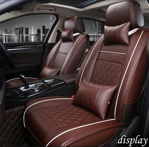 <span class=keywords><strong>Housse</strong></span> de siège de <span class=keywords><strong>voiture</strong></span> <span class=keywords><strong>universelle</strong></span> complète 5D économique et de qualité supérieure, ensemble complet avec 4 coussins, <span class=keywords><strong>housse</strong></span> de siège de <span class=keywords><strong>voiture</strong></span> en cuir PU - Product Image 5