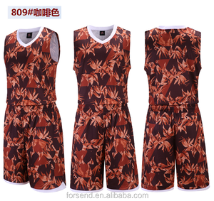 Custom wholesale custom brown color blank custom infant basketball jersey - Product Image 2
