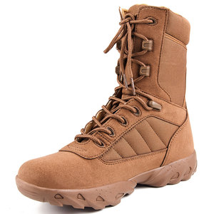 Scarpone leggero in pelle in microfibra Anti-scivoloso allenamento tattico e scarpone da trekking all'aperto per inverno estate primavera - Product Image 2