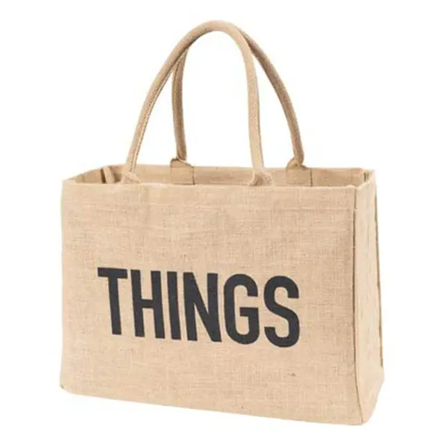 Hediye özel Logo eko kullanımlık bez taşıma çantaları kadınlar plaj el Tote lamine bakkal promosyon alışveriş el çantaları jüt çanta