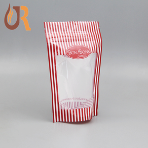 De plástico <span class=keywords><strong>al</strong></span> por mayor paquete de bombones dulces pie ziplock lado doble Impresión de superficie mate papel de aluminio bolsas de embalaje - Product Image 3