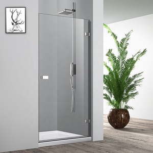 Raccords pour semi mat noir sans cadre Jouissent D'une Grande Popularité charnière douche 8mm sans cadre <span class=keywords><strong>porte</strong></span> en verre - Product Image 1