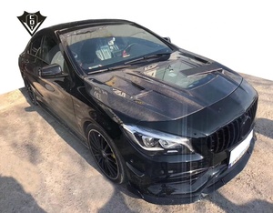 Cho Mercedes Benz CLA Hood Chất Lượng Cao Carbon Fiber CLA Nắp Ca-pô Giữa Với Kính - Product Image 1